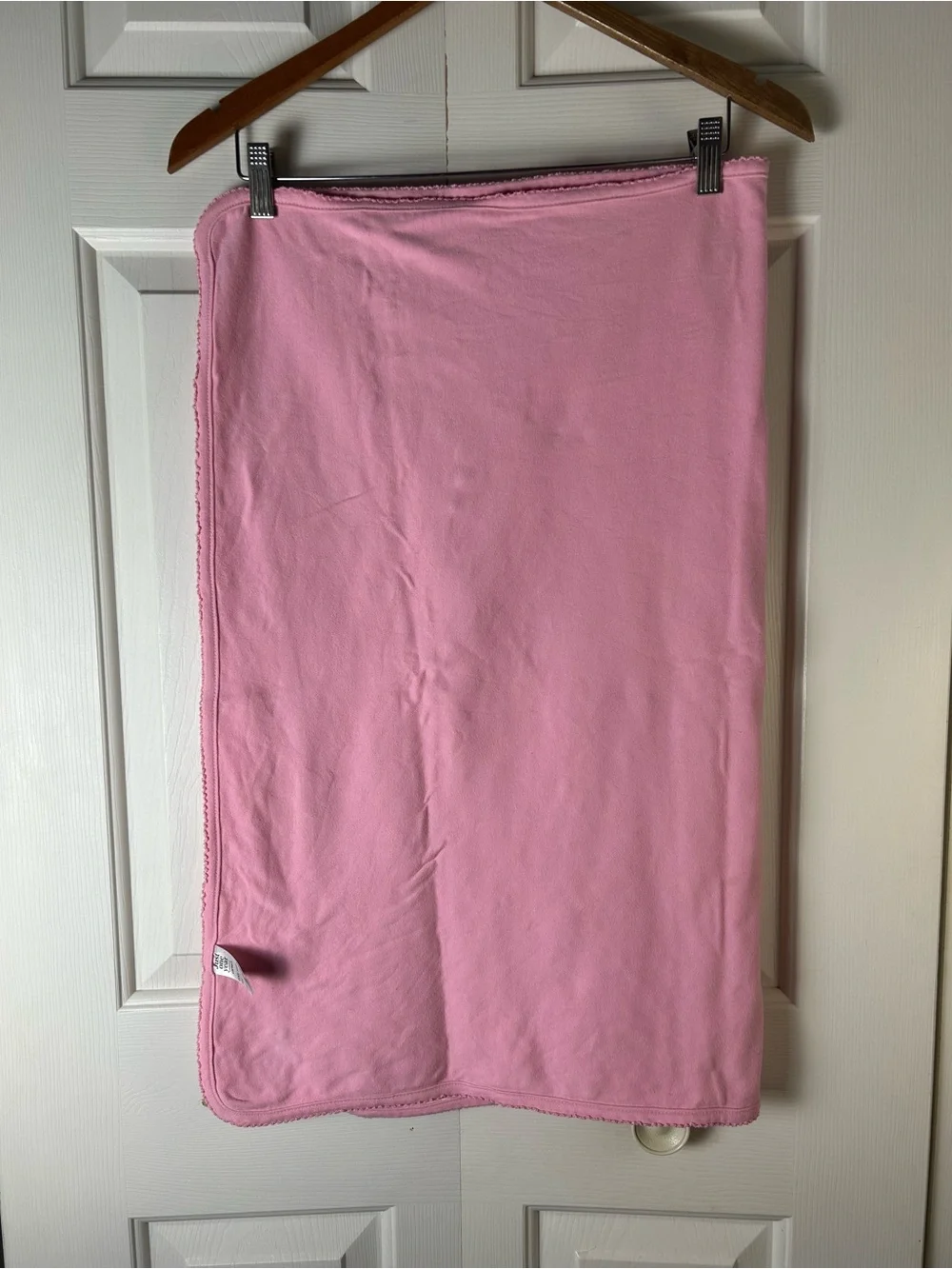 Just One Year by Carter's I Love You Pink Floral Baby Blanket Flower Blue Brown